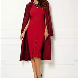 Eva Mendes New York and Company Red dress Size 8